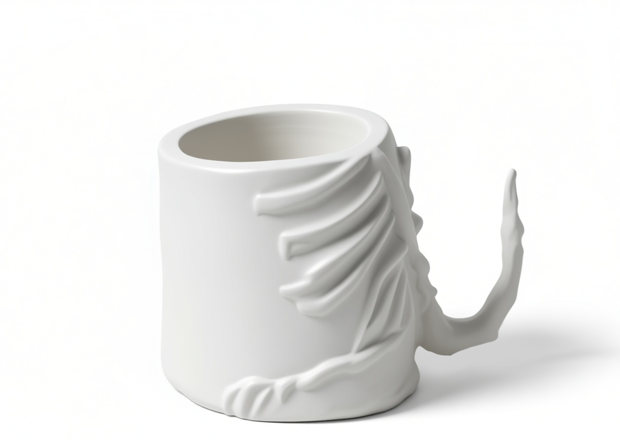 Alien Xenomorph Mug free 3D printable STL