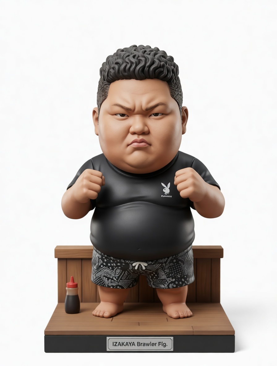 Izakaya Brawler Figurine free 3D printable STL