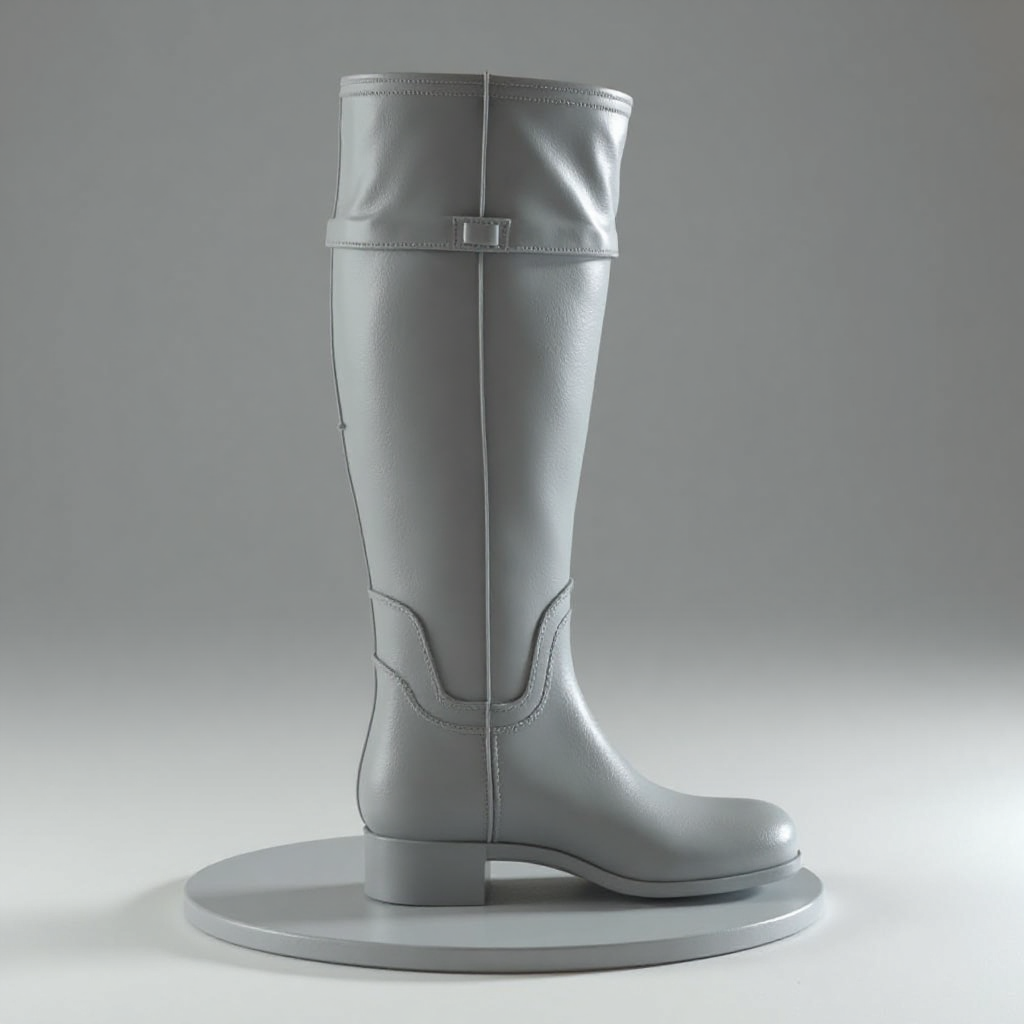 Leather Combat Boot Model free 3D printable STL