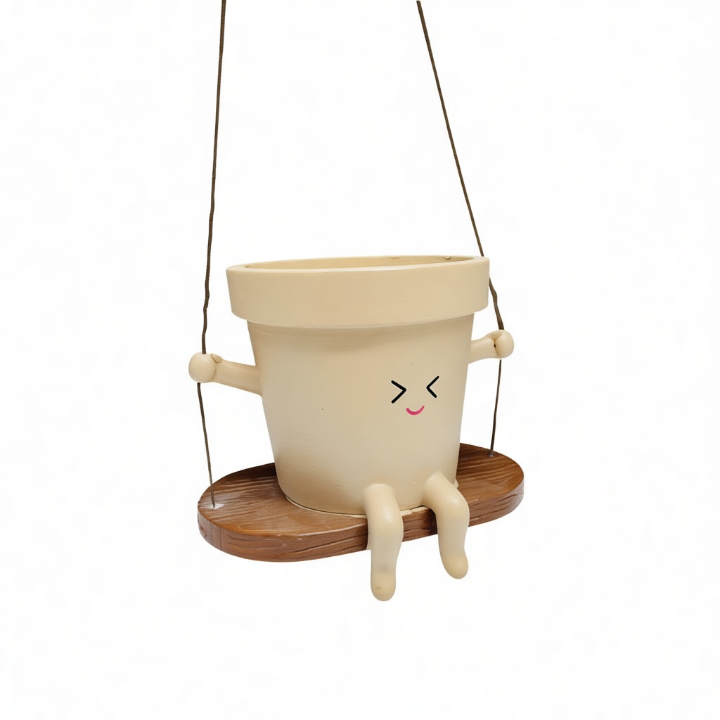 Happy Flower Pot Figurine free 3D printable STL