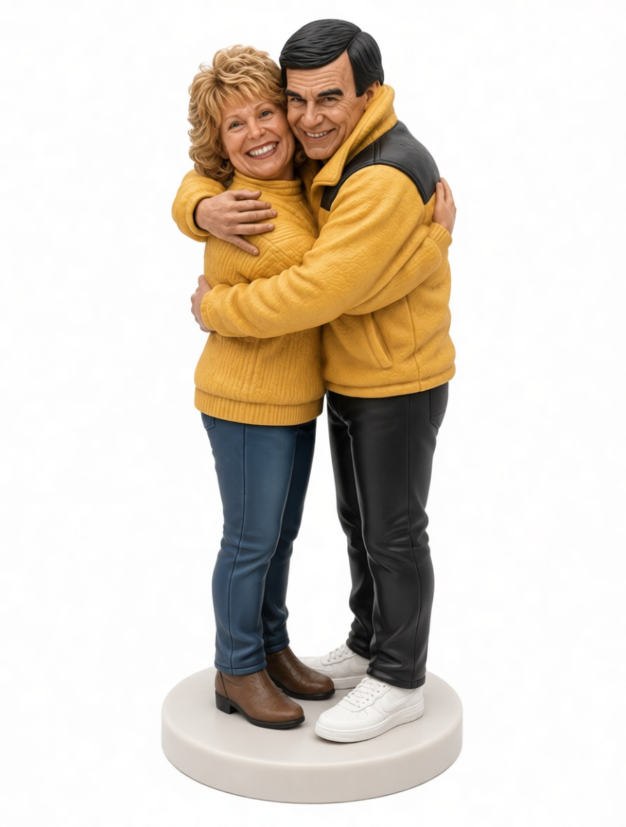Couple Hugging Figurine free 3D printable STL