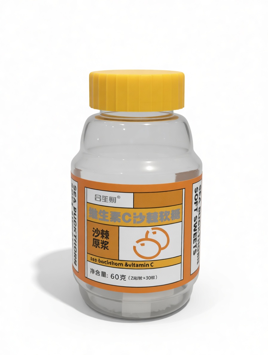 Vitamin C Soft Sweets Bottle free 3D printable STL