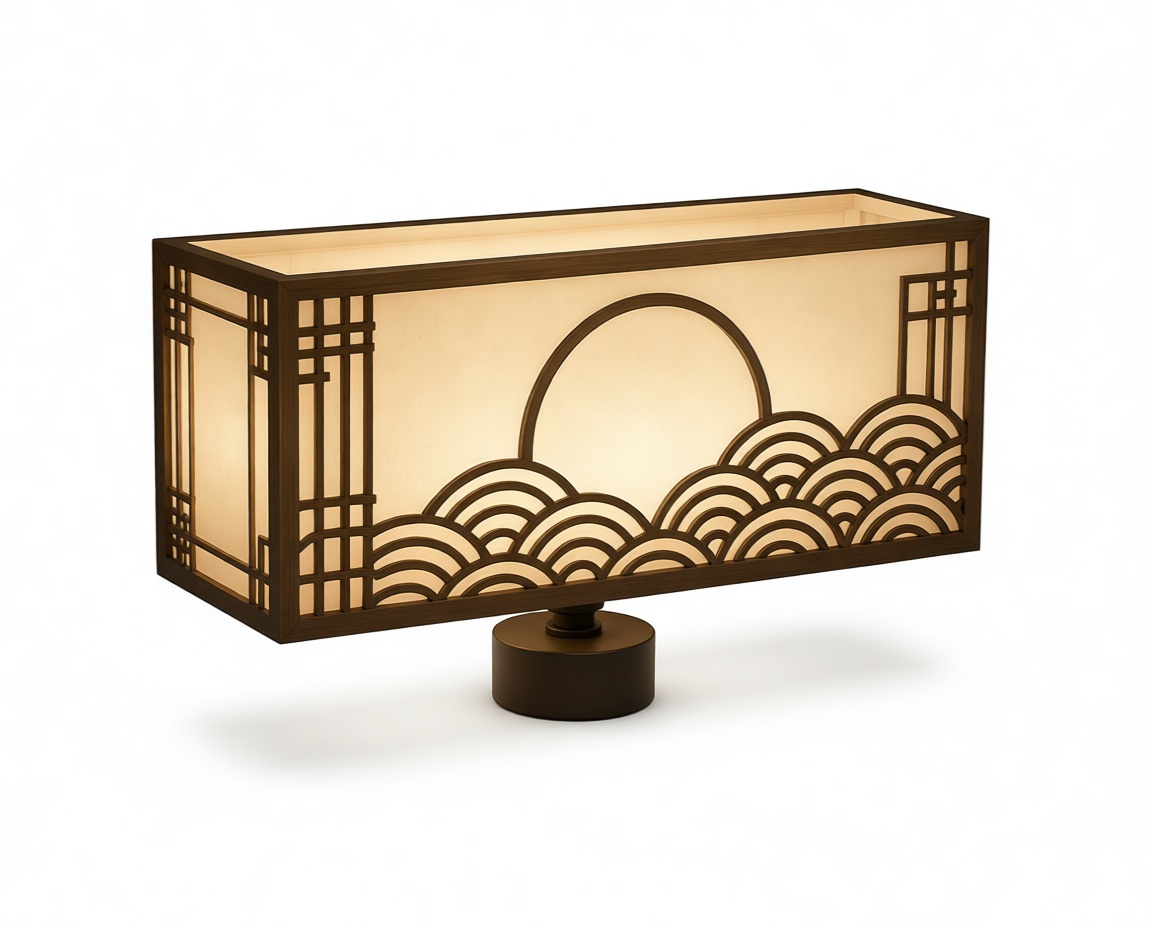 Asian Style Table Lamp free 3D printable STL