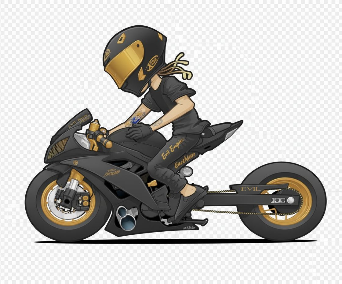 Sportbike Rider Figurine free 3D printable STL