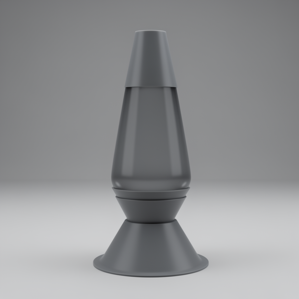 Lava Lamp Base and Top - Free 3D Printable STL File