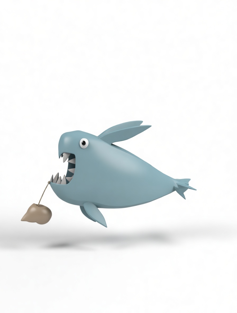Angler Fish Bunny Figurine free 3D printable STL