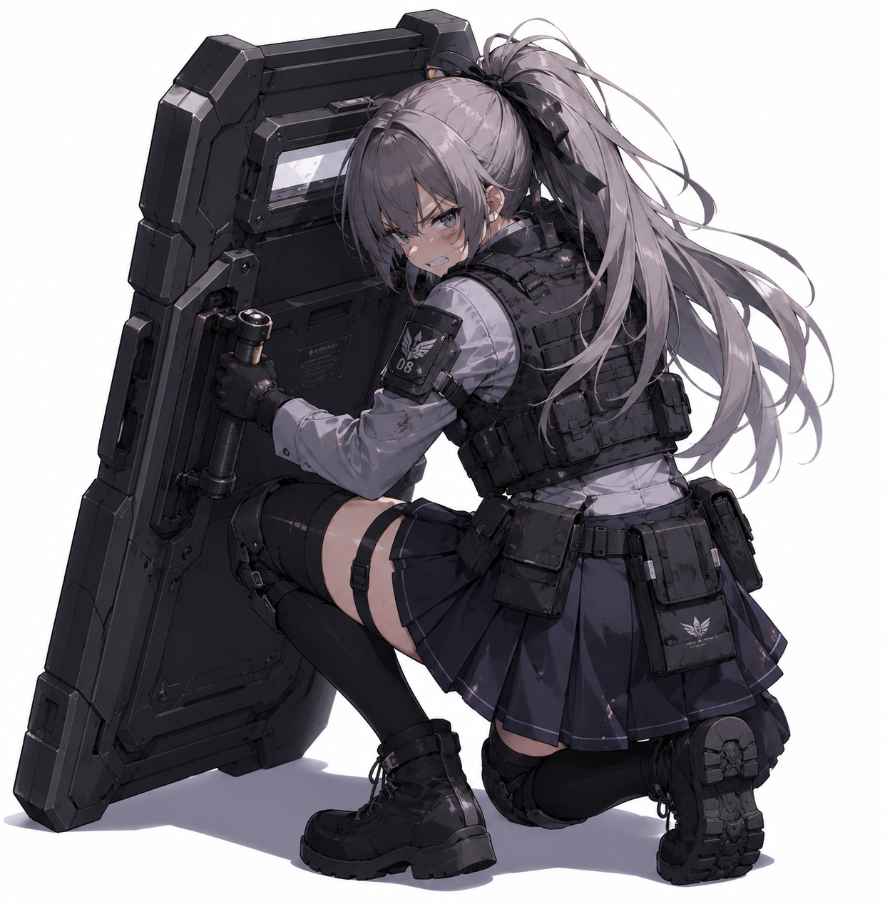 Tactical Girl Figurine free 3D printable STL