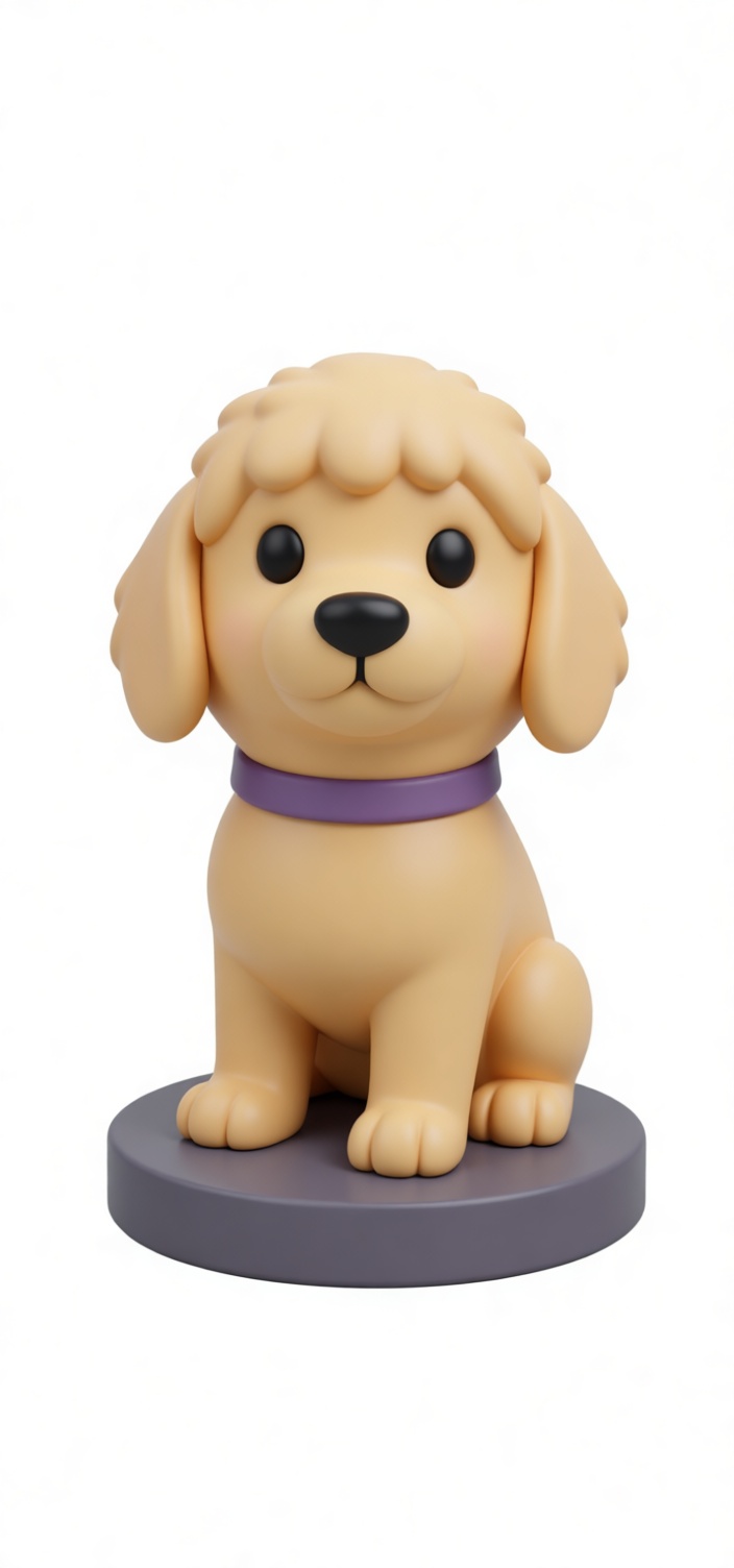 Poodle Dog Figurine free 3D printable STL