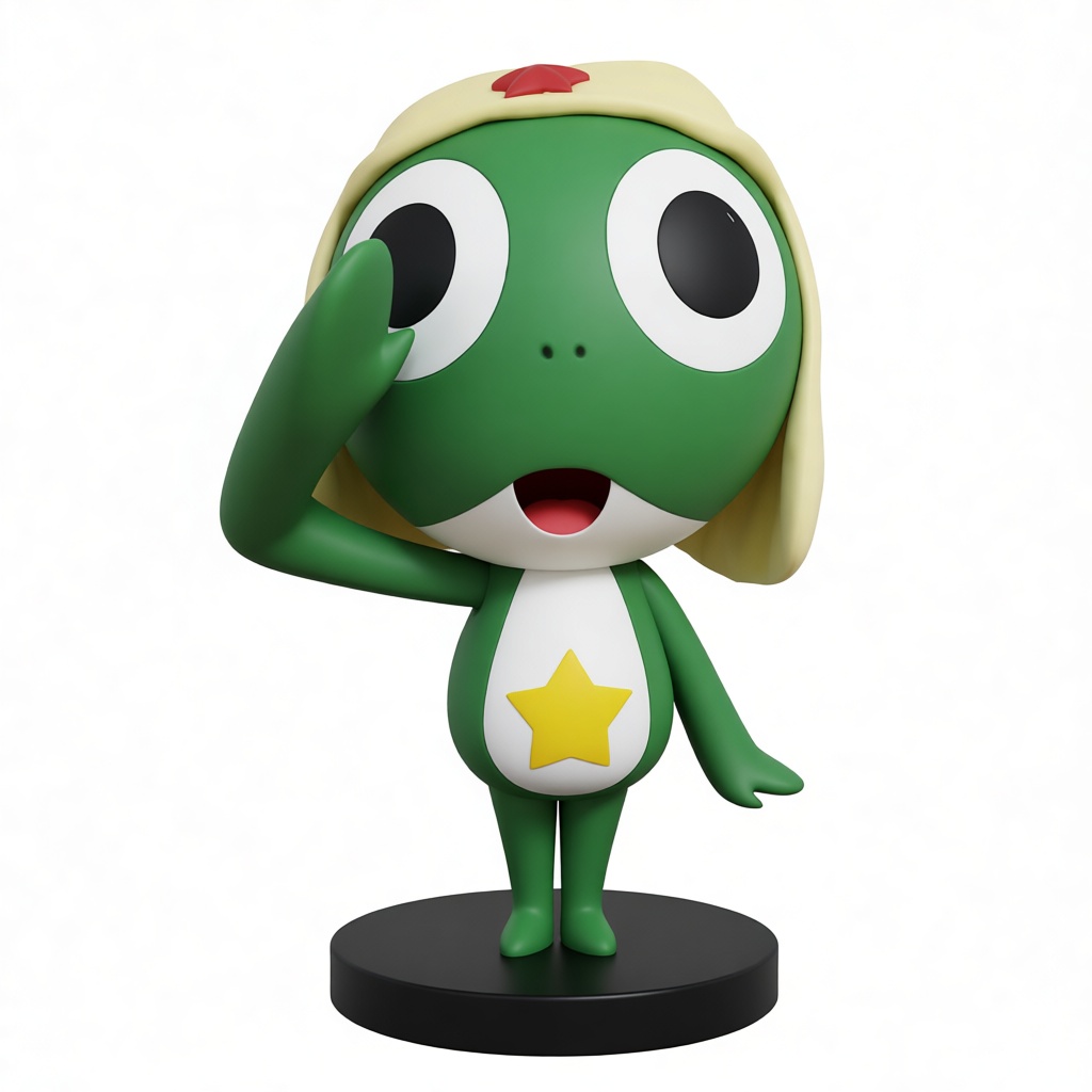 Keroro Platoon Captain Figurine free 3D printable STL