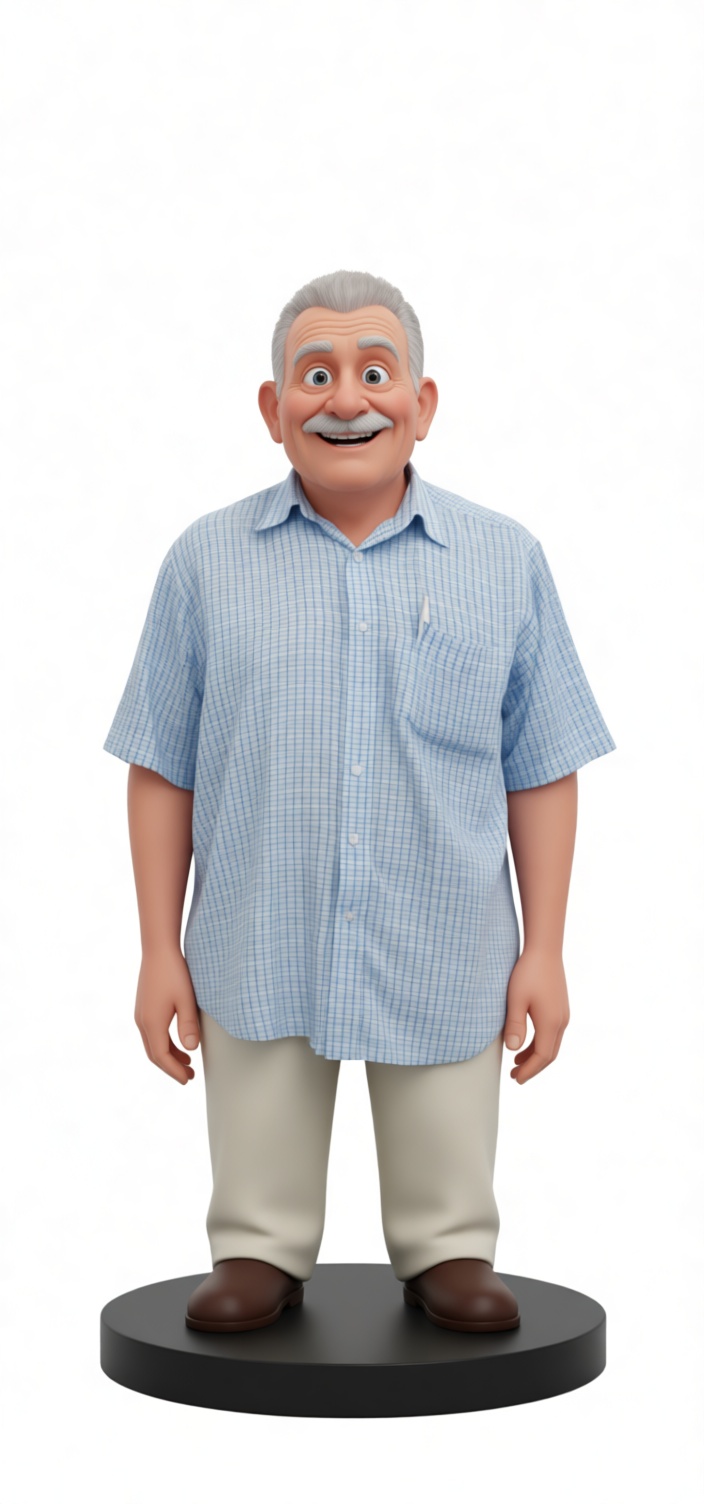 Old Man Figurine free 3D printable STL