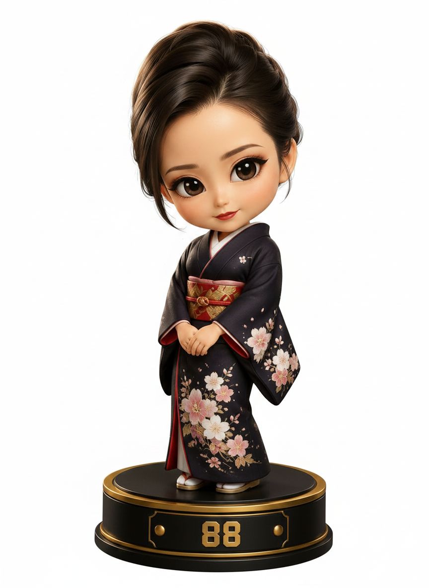 Geisha Figurine free 3D printable STL