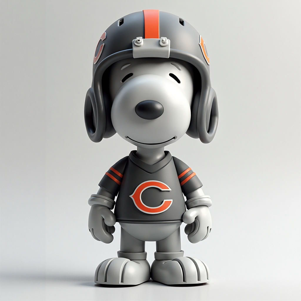 Snoopy Football Figurine free 3D printable STL