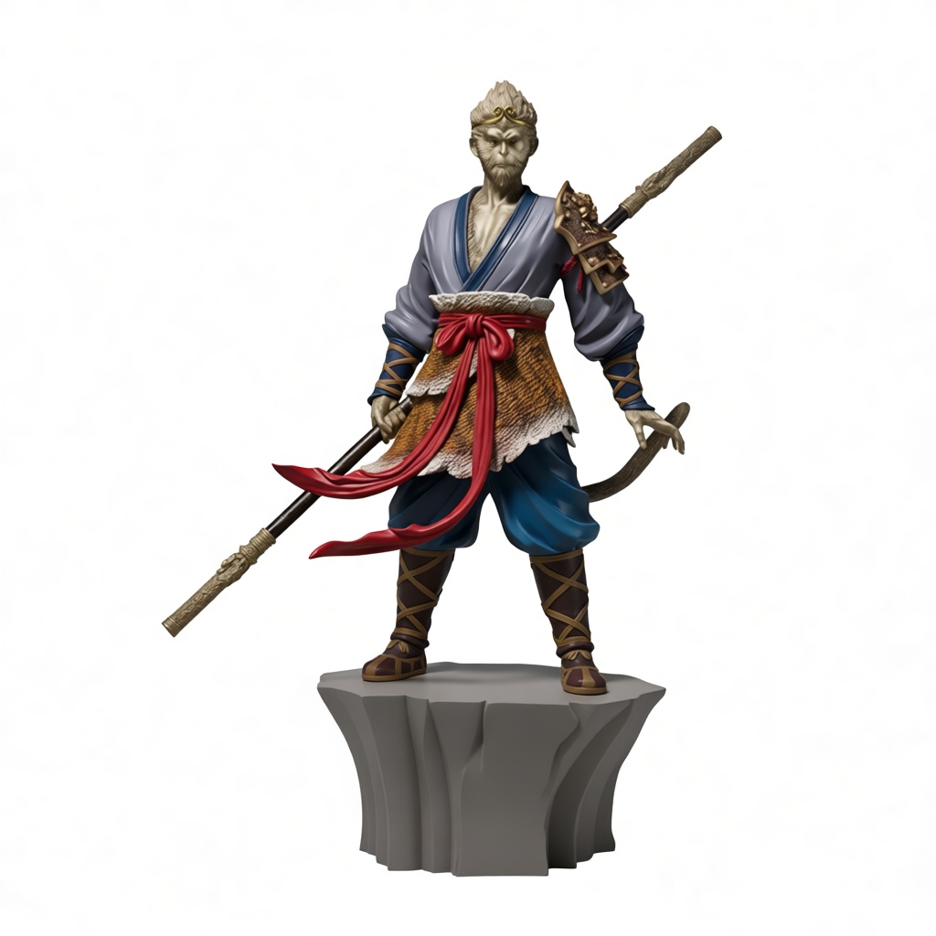 Sun Wukong Figurine free 3D printable STL