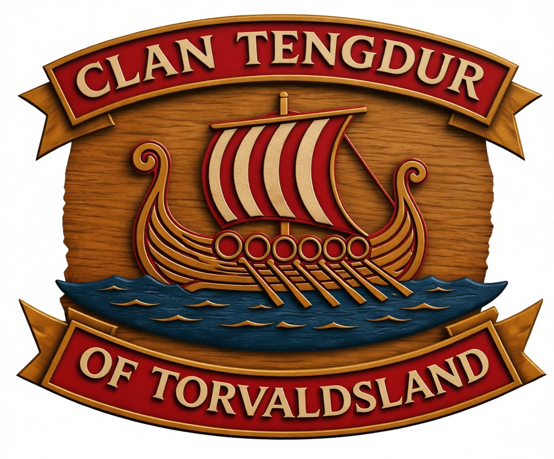 Clan Tengdur Viking Ship Emblem free 3D printable STL