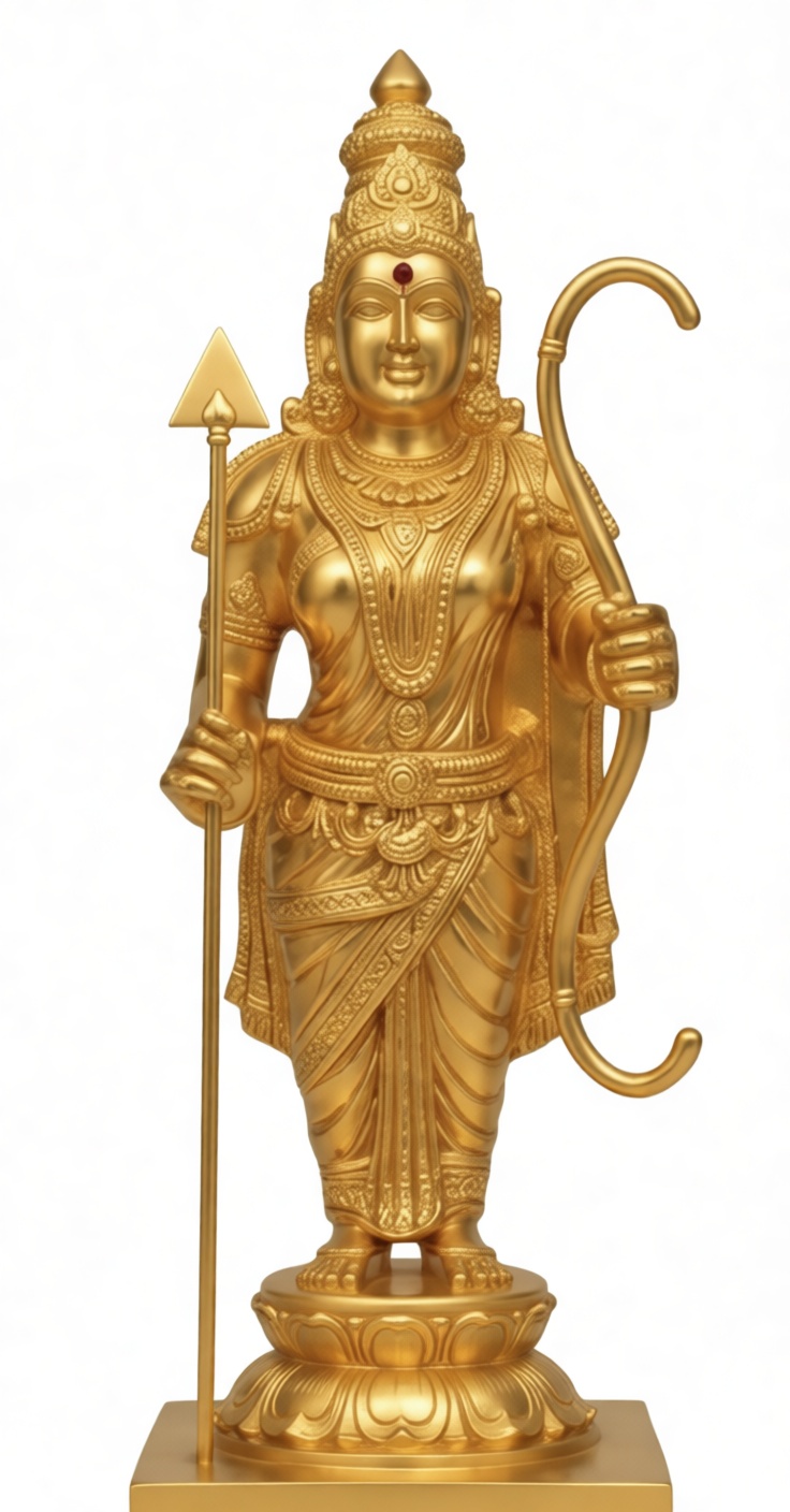 Lord Murugan Statue free 3D printable STL