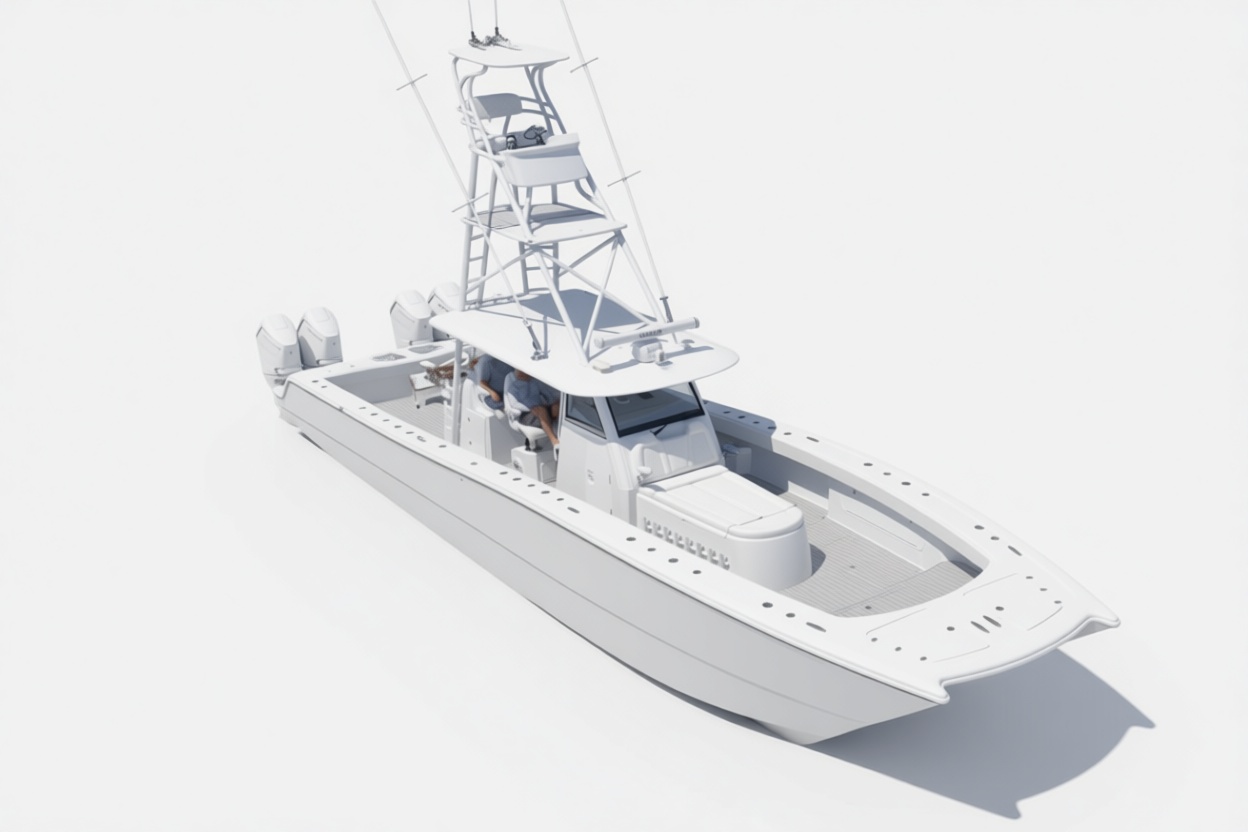 Sportfisher Center Console Model free 3D printable STL
