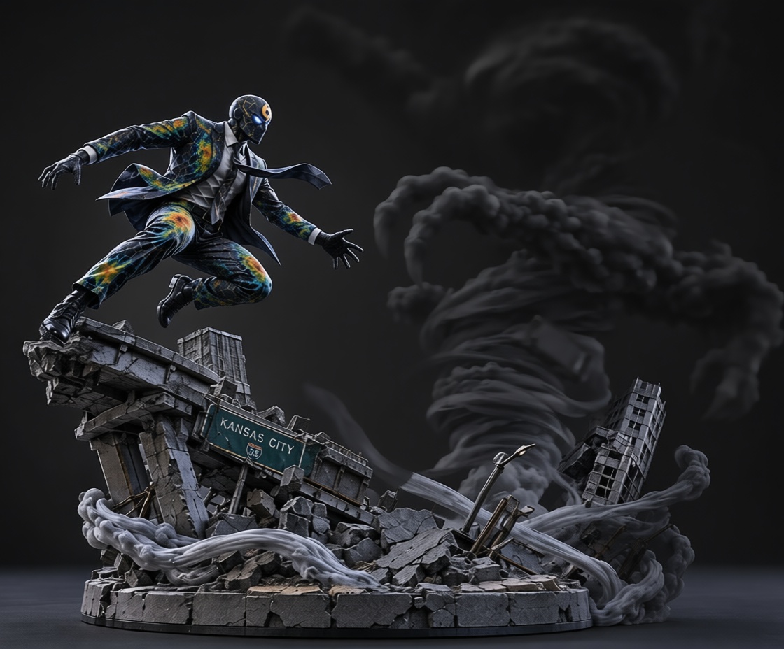 Spider-Man Noir Figurine free 3D printable STL