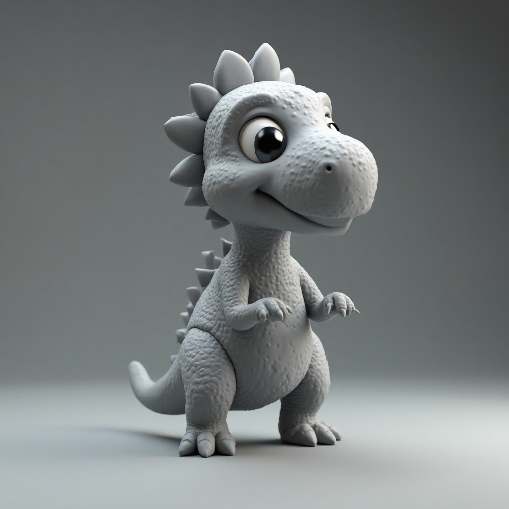 Cute Dinosaur Figurine free 3D printable STL