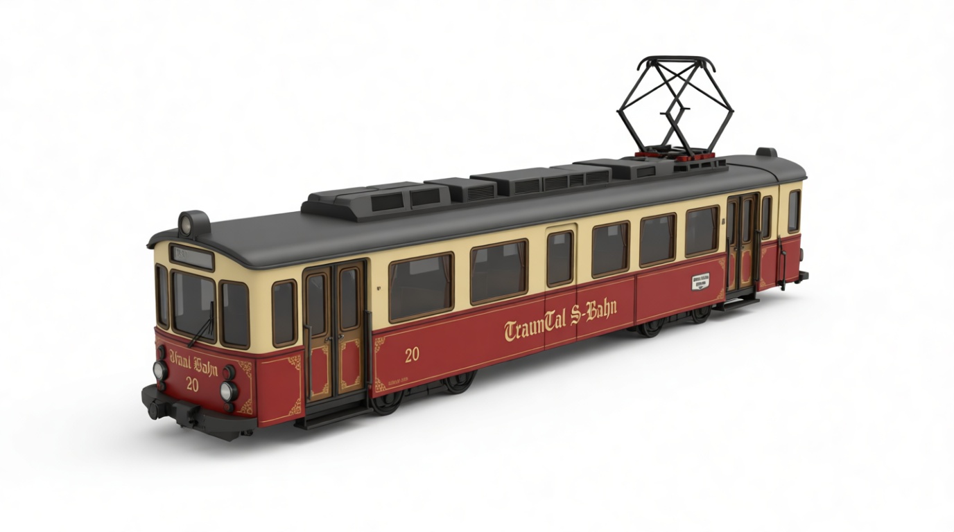 TraumTal S-Bahn Tram Model free 3D printable STL