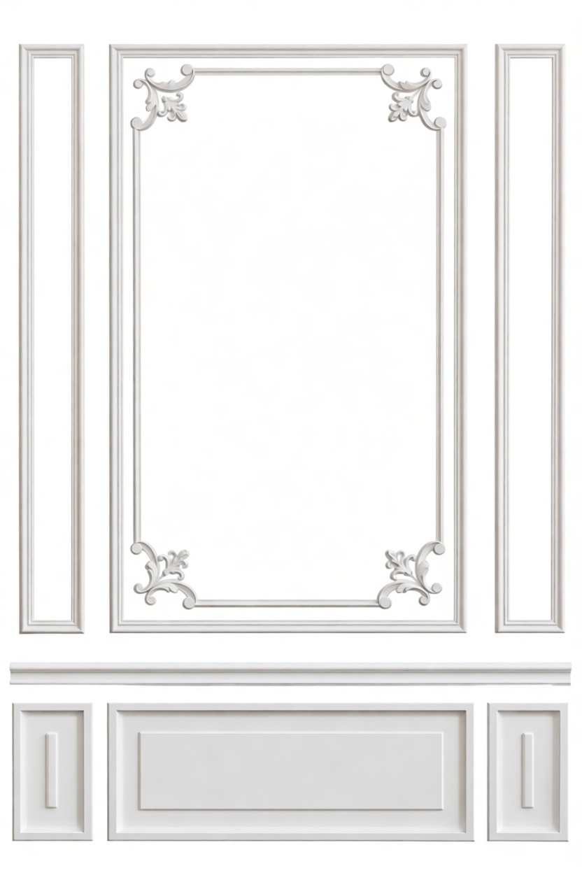 Ornate Wall Panel Set free 3D printable STL