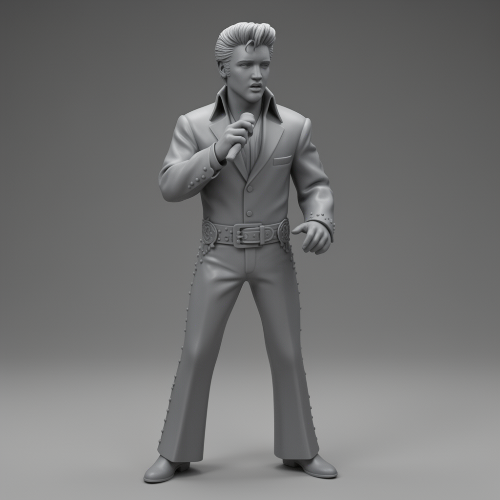Elvis Presley Bust free 3D printable STL