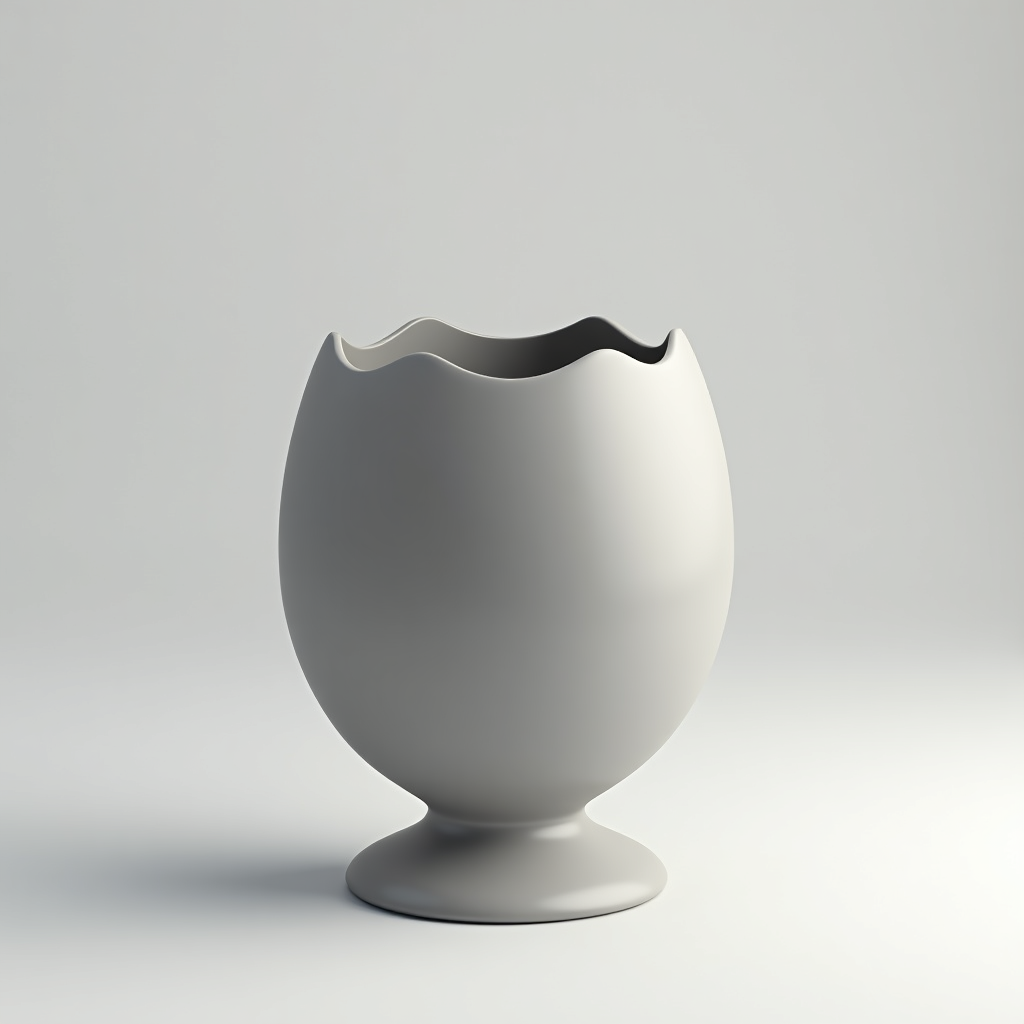 Eggshell Flower Vase free 3D printable STL