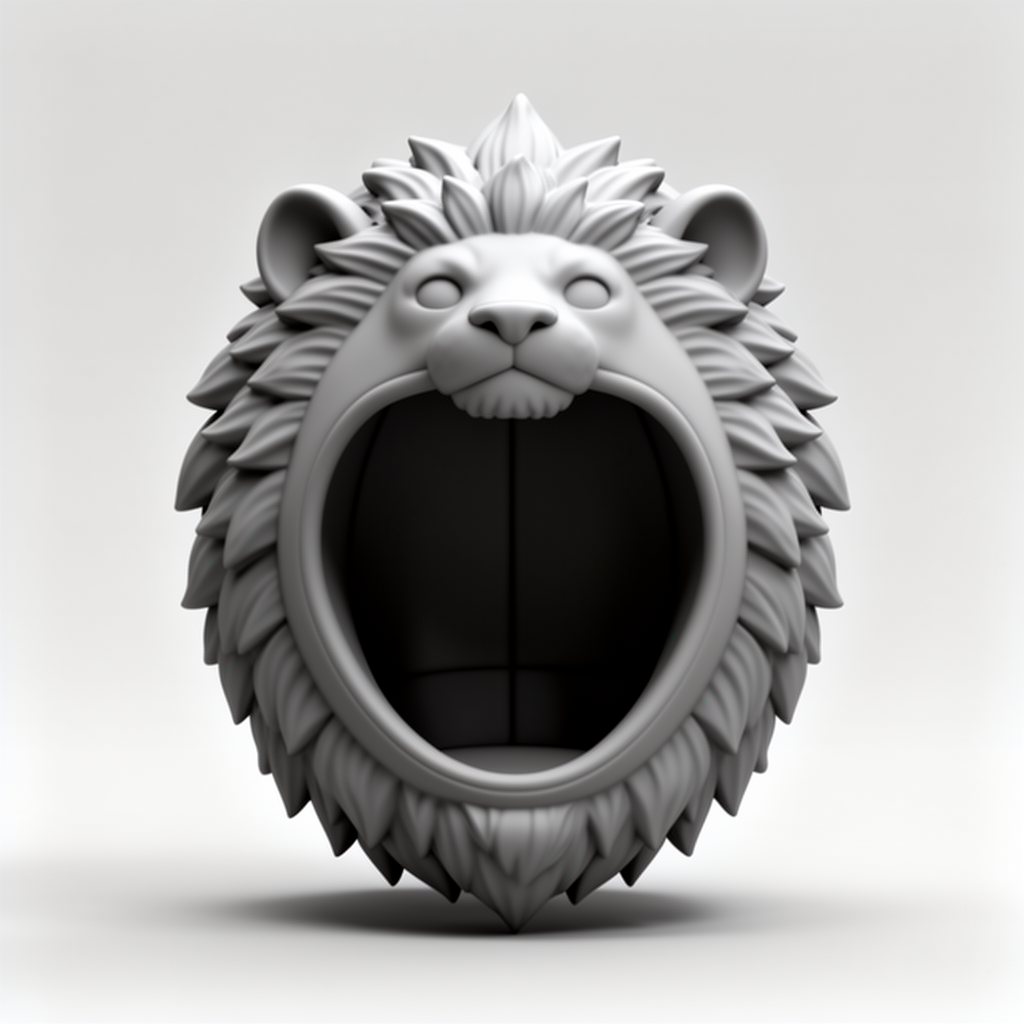 Lion Mane Hoodie free 3D printable STL