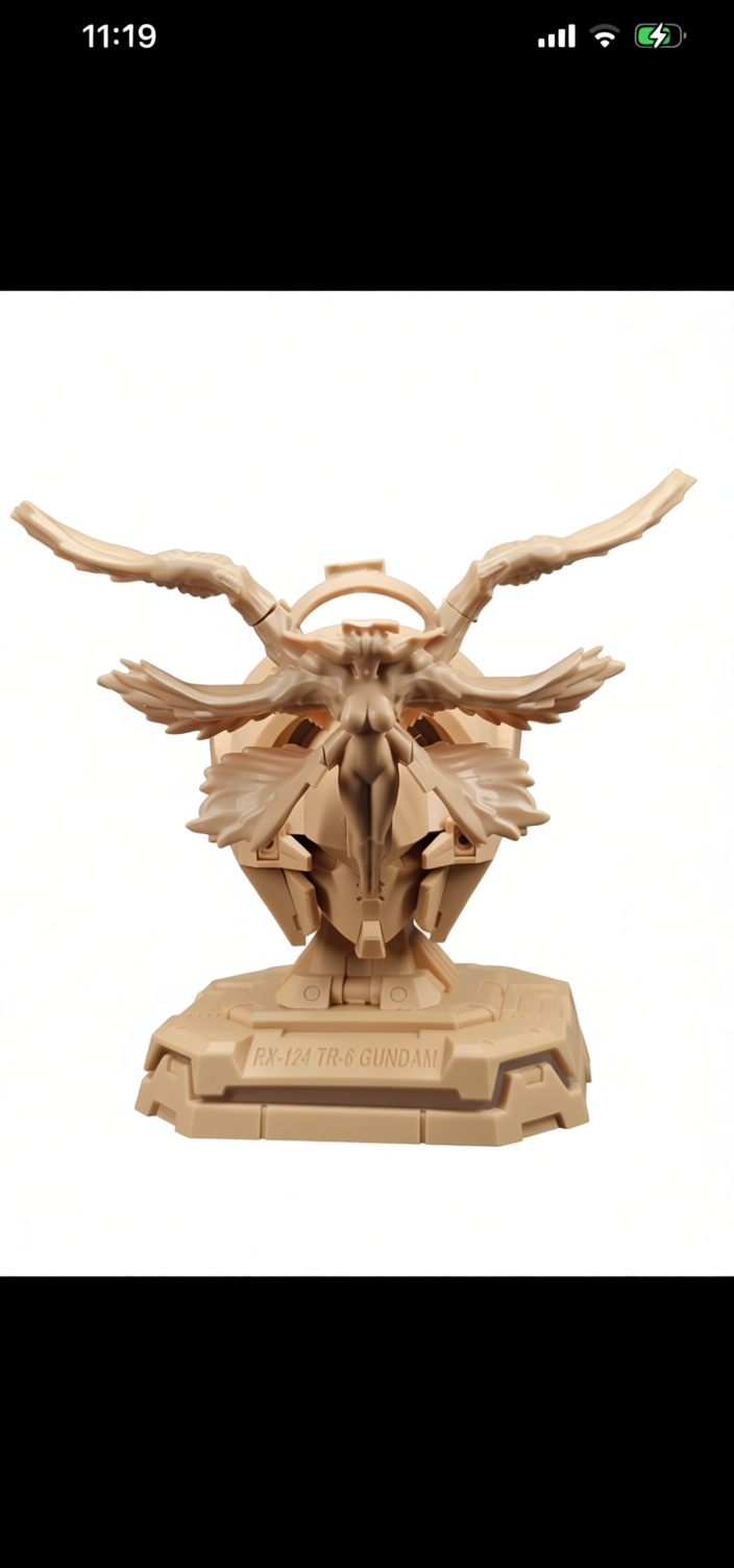 RX-124 TR-6 Gundam Bust free 3D printable STL