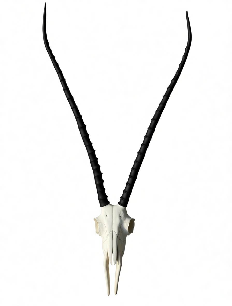 Sable Antelope Skull Replica free 3D printable STL
