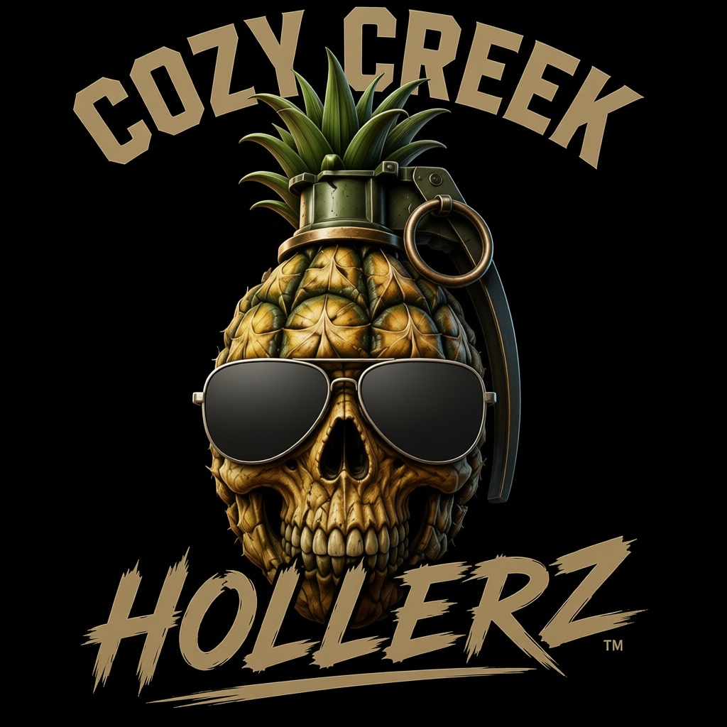 Pineapple Skull Grenade free 3D printable STL