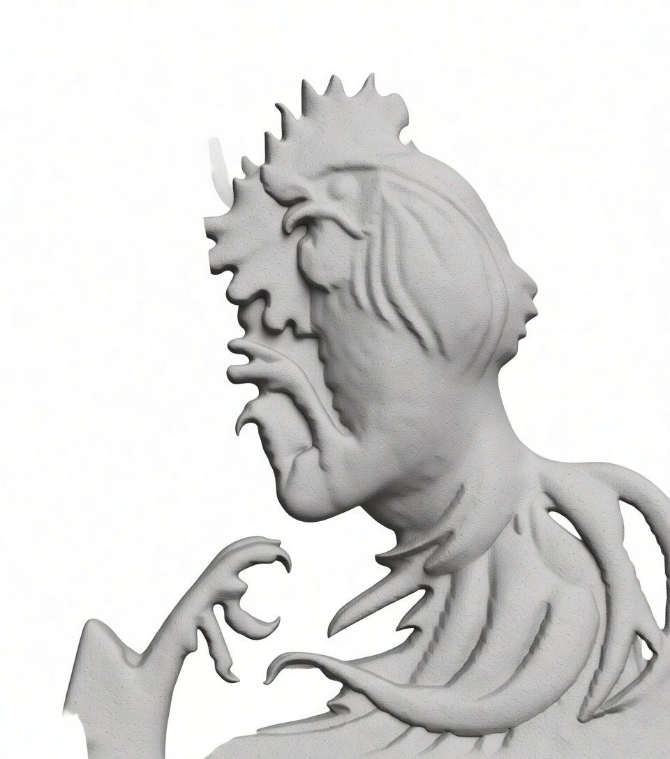 Deep Sea Mantis Shrimp Figurine free 3D printable STL