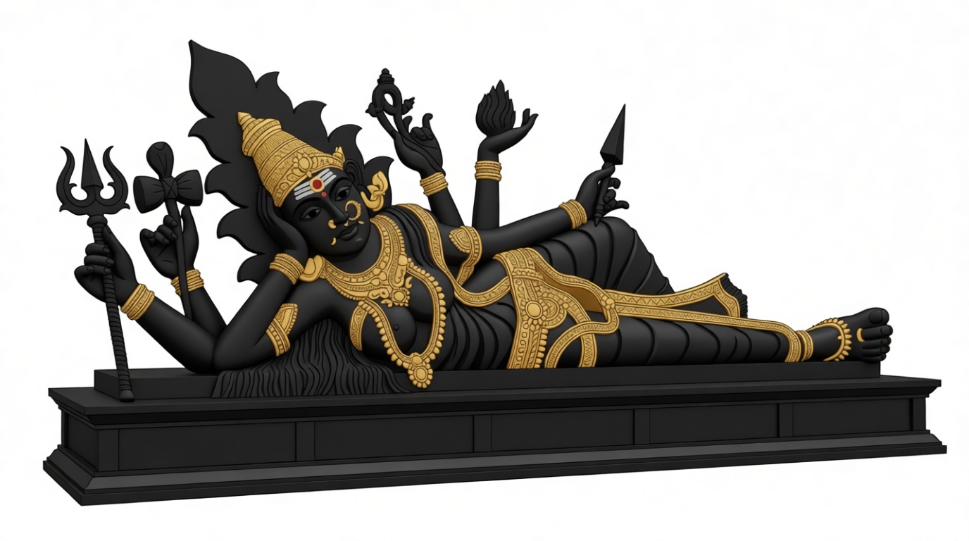 Vishnu Reclining Statue free 3D printable STL