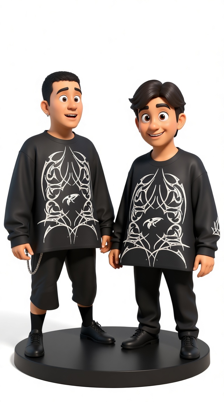 Stylized Teen Guys Figures free 3D printable STL