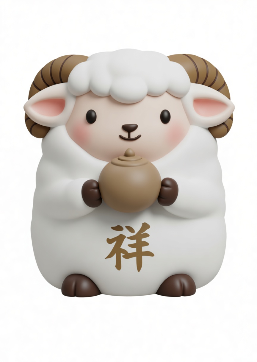 Chinese Zodiac Ram Figurine free 3D printable STL