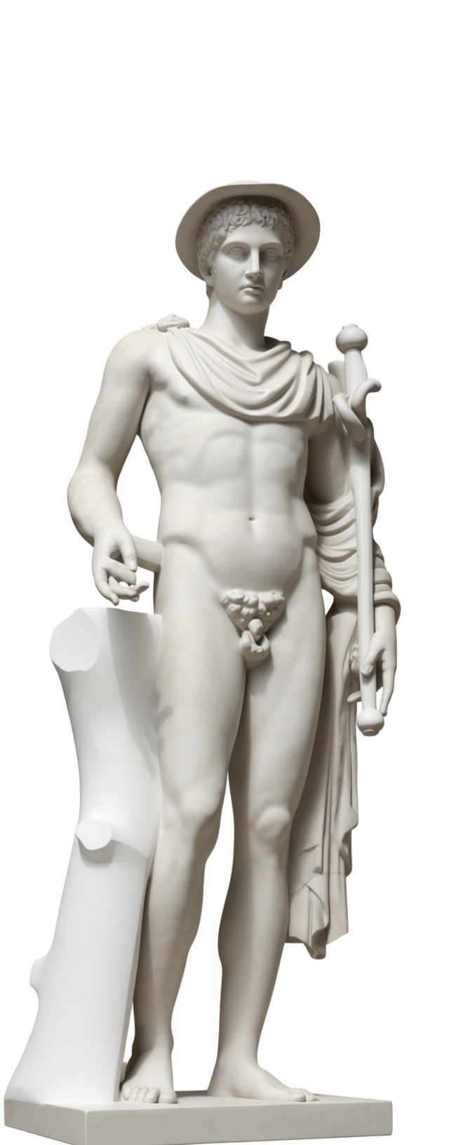 Mercury Roman God Statue free 3D printable STL