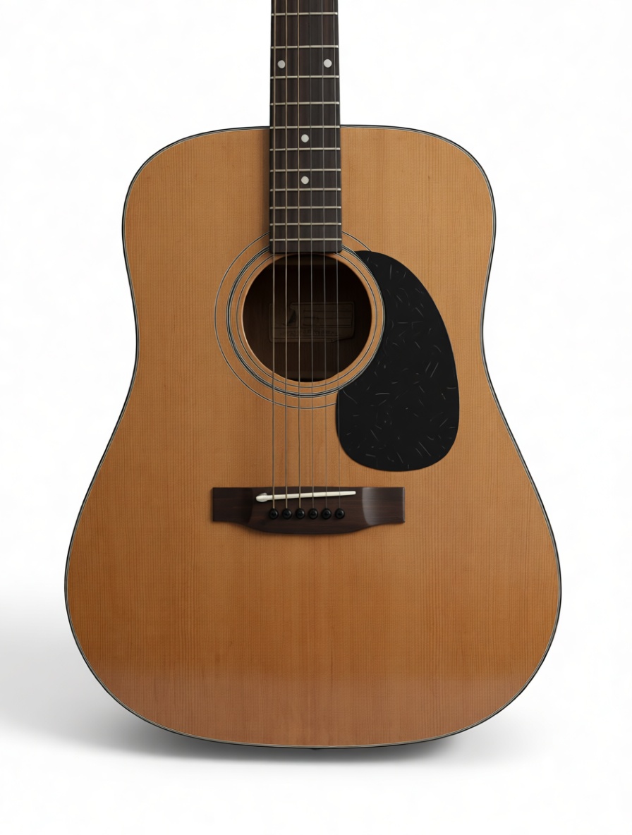 Dreadnought Acoustic Guitar Model free 3D printable STL