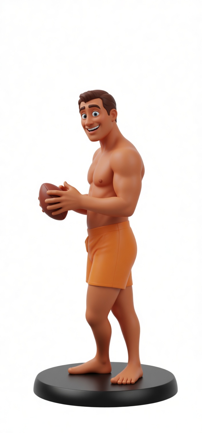 Cartoon Man Figurine free 3D printable STL