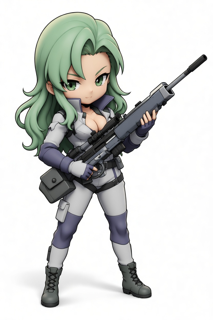 Sniper Elite Green-Haired Figurine free 3D printable STL