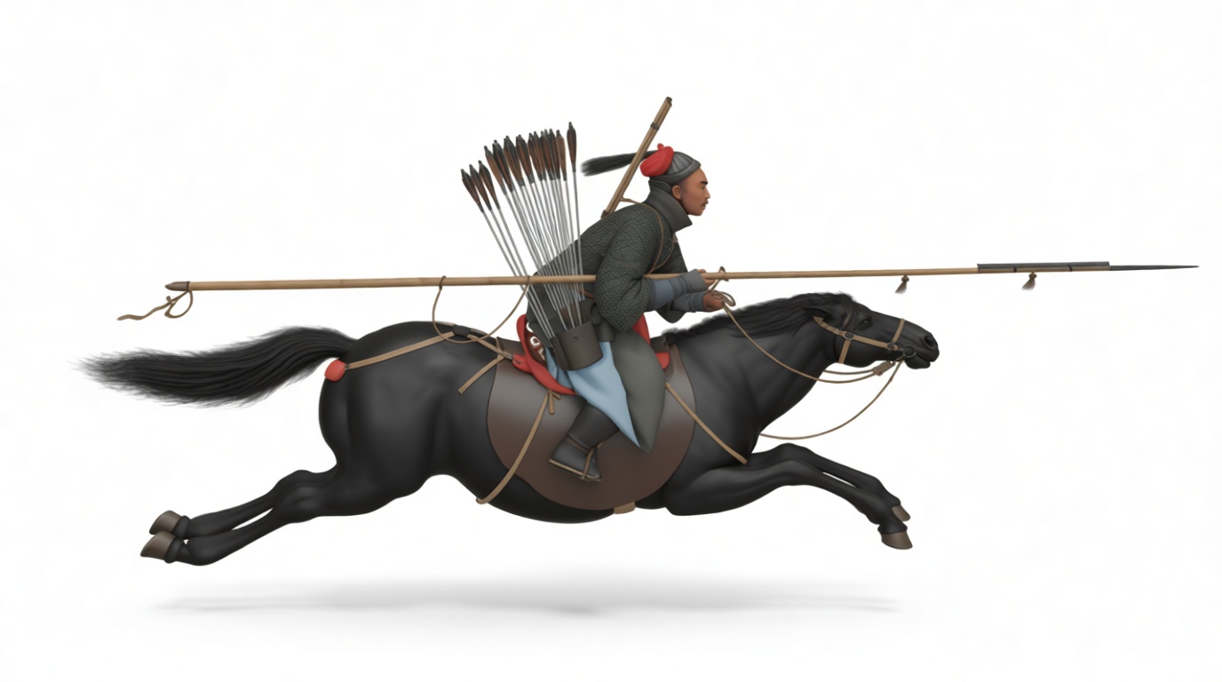 Mongol Horse Archer Miniature free 3D printable STL
