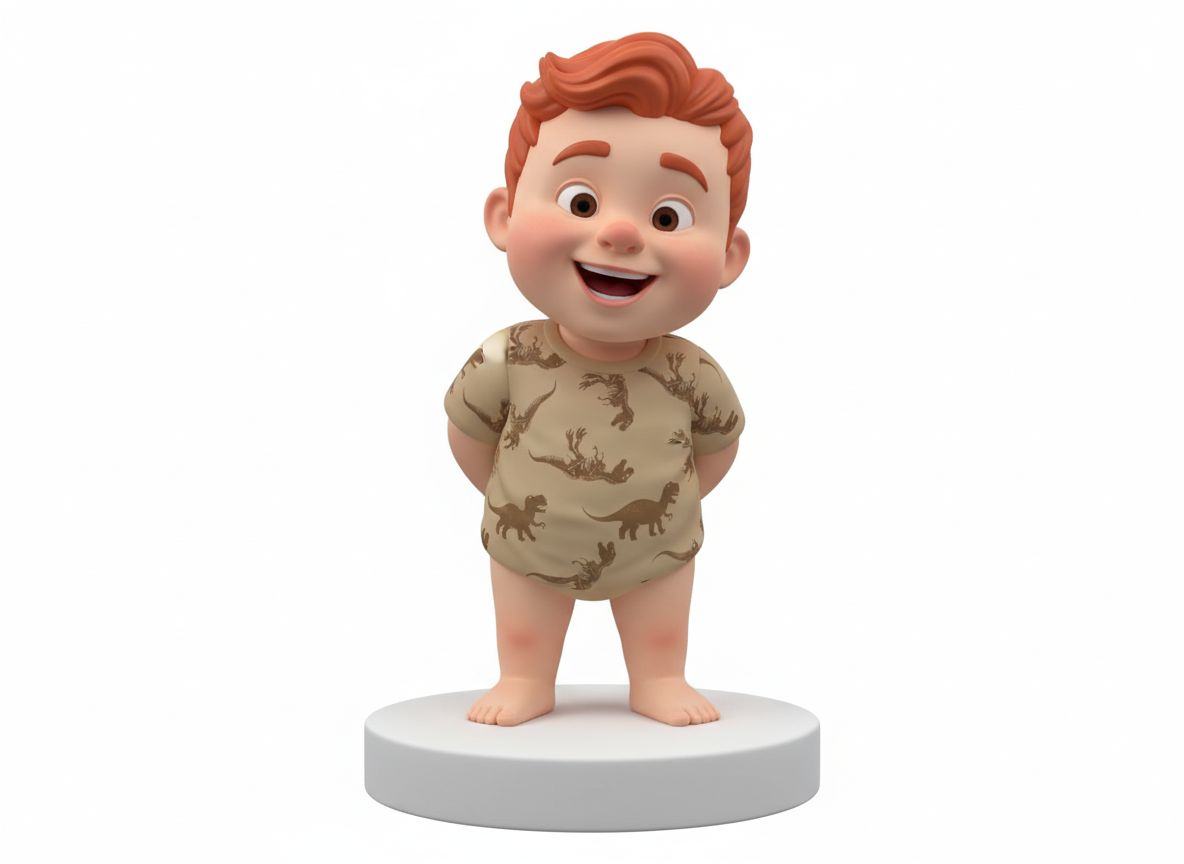Smiling Child Figurine free 3D printable STL