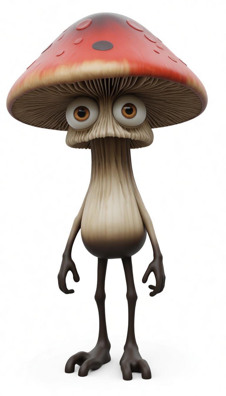 Toadstool Mushroom Figurine free 3D printable STL