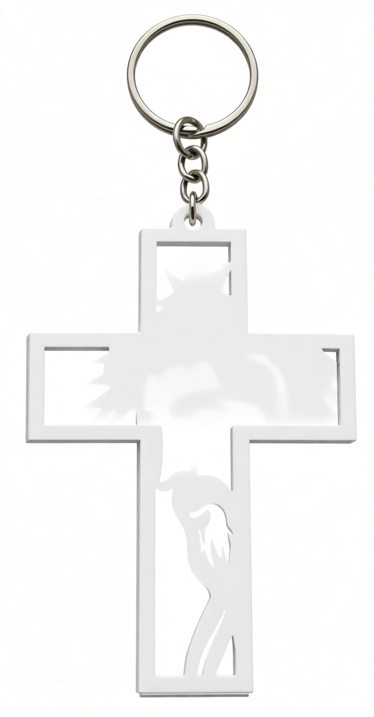 Rogue Trooper Cross Keychain free 3D printable STL