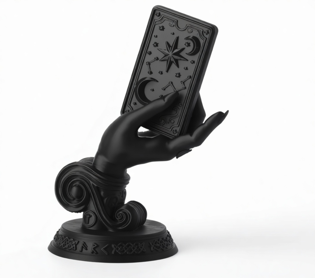 Tarot Card Hand Sculpture free 3D printable STL
