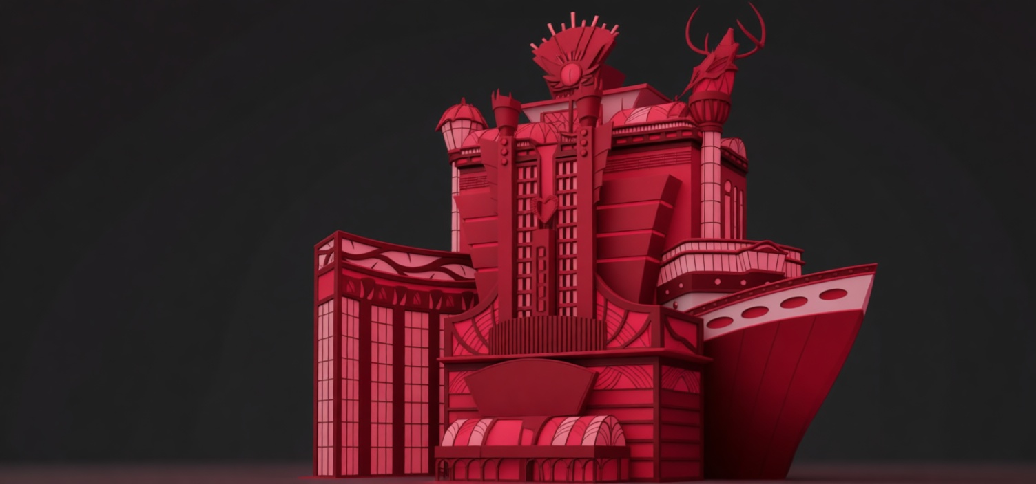 Casino Royale Hotel Model free 3D printable STL