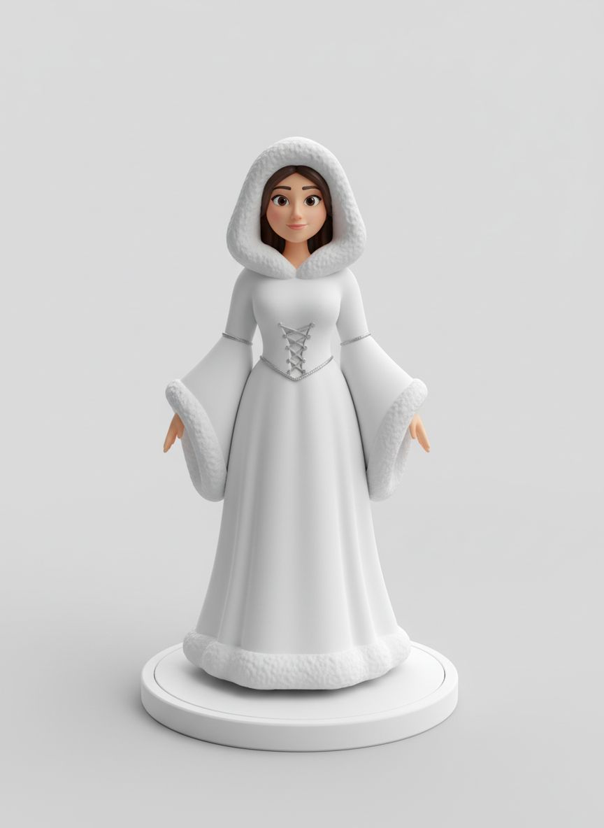 Winter Elf Figurine free 3D printable STL