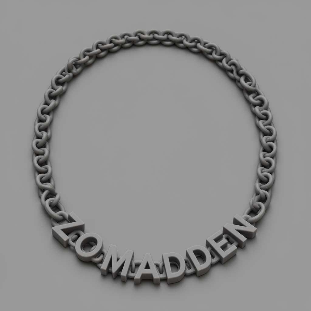 ZO Madden Necklace Model free 3D printable STL