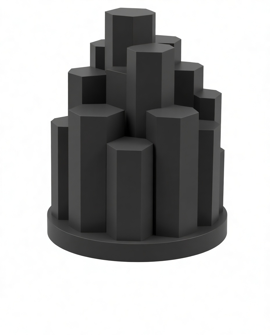 Basalt Column Cluster Model free 3D printable STL