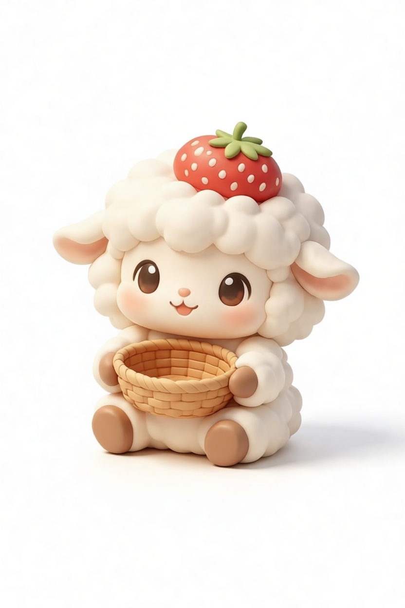 Cute Lamb Figurine free 3D printable STL