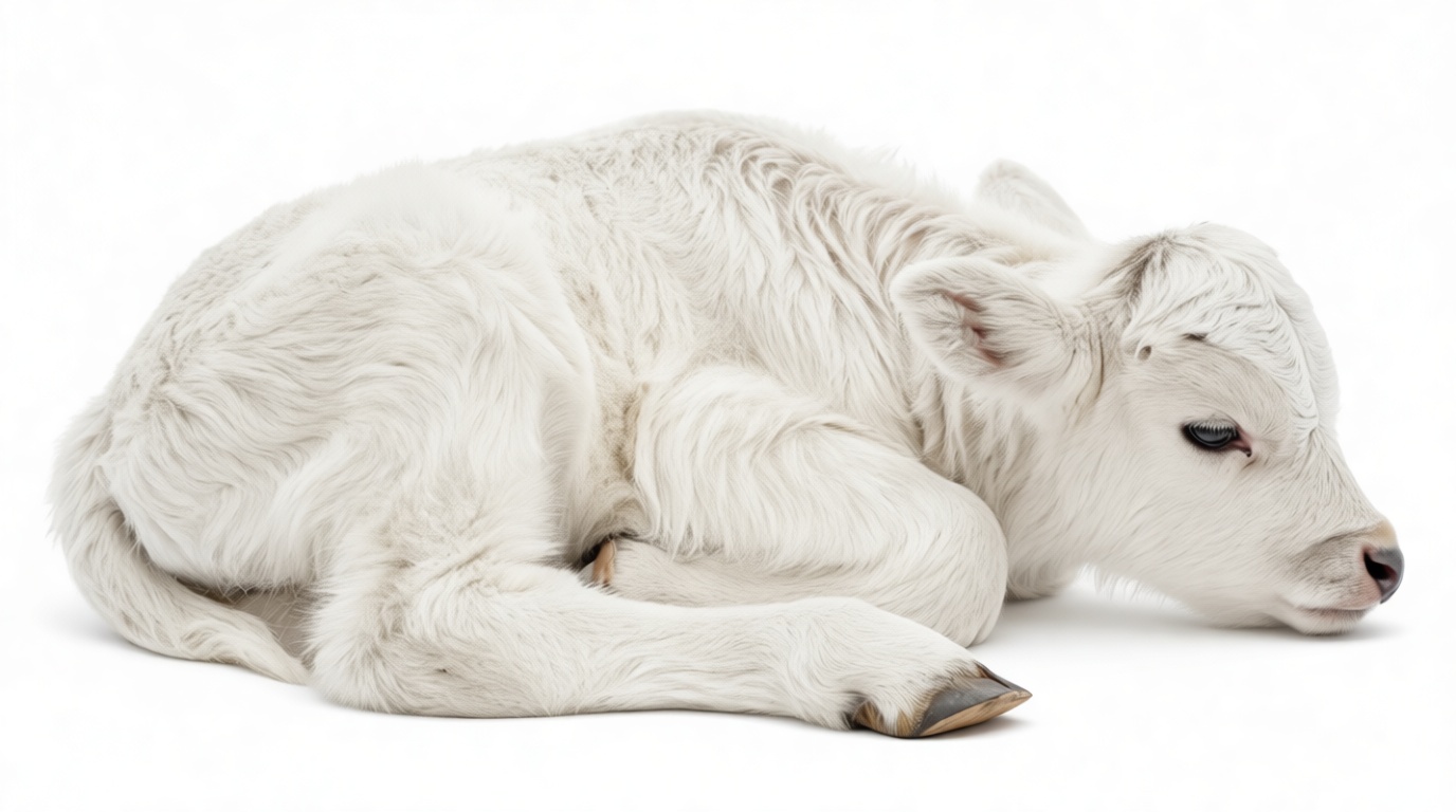Newborn Calf Figurine free 3D printable STL
