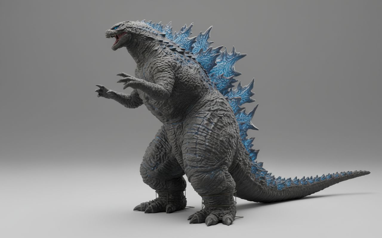Godzilla Figurine free 3D printable STL